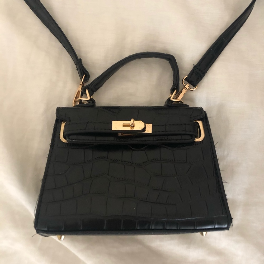 Petite Missguided Croc Bag - Picture 3 of 7